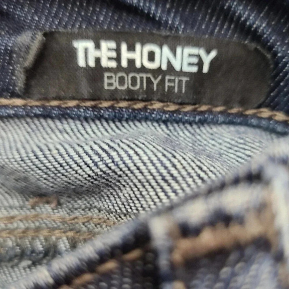 Joe's Jeans The Honey Booty Fit Denim Womens 24 Blue Marissa Wash Fading Bootcut - Picture 7 of 8